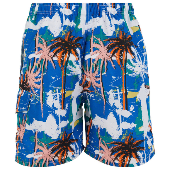 Mens Swimming Trunks, Beach Shorts, Cargo, Swim Suit  Pink Palm Trees, NWT - Picture 3 of 6